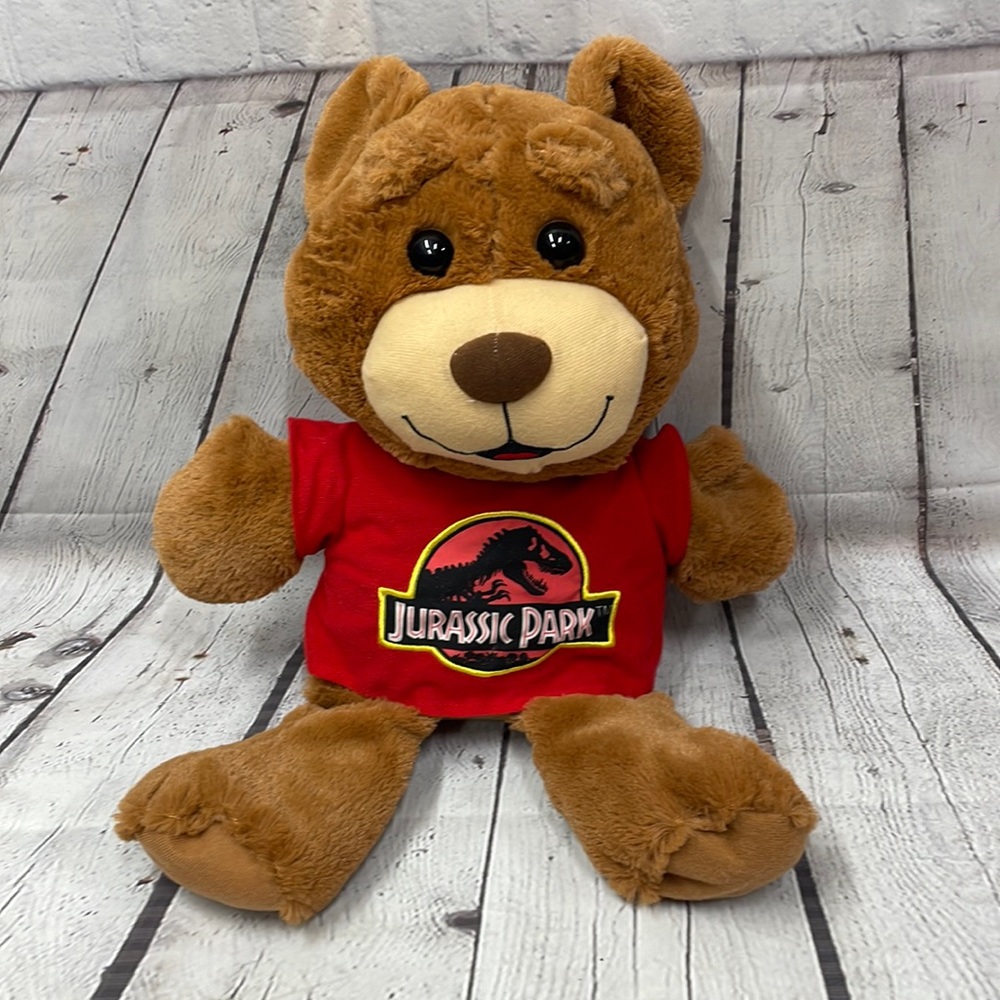 Jurassic Park Universal Studios Red Shirt Bear